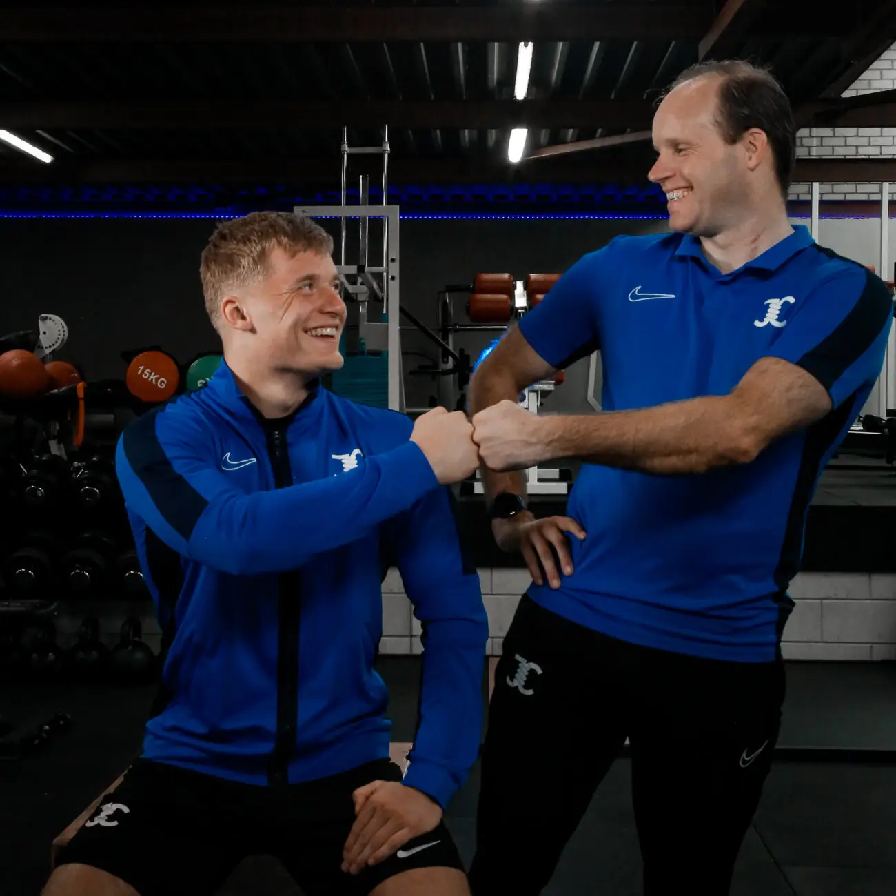 Jesse en Clark, oprichters van JC Fitness